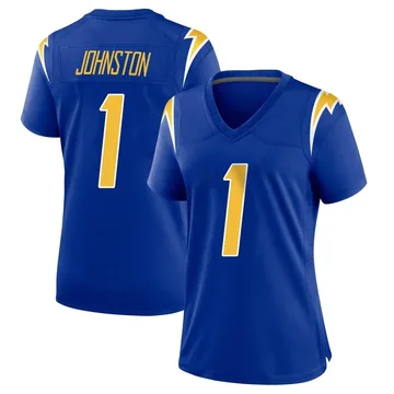 Women's Nike Los Angeles Chargers Quentin Johnston Royal 2nd Alternate Jersey - Game