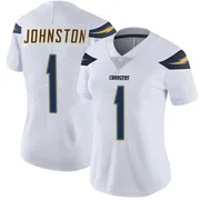 Women's Nike Los Angeles Chargers Quentin Johnston White Vapor Untouchable Jersey - Limited