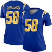 Women's Nike Los Angeles Chargers Shaq Quarterman Royal 2nd Alternate Jersey - Legend