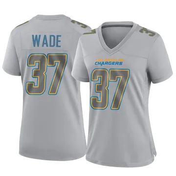 Women's Nike Los Angeles Chargers Shaun Wade Gray Atmosphere Fashion Jersey - Game