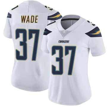 Women's Nike Los Angeles Chargers Shaun Wade White Vapor Untouchable Jersey - Limited