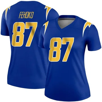 Women's Nike Los Angeles Chargers Simi Fehoko Royal 2nd Alternate Jersey - Legend