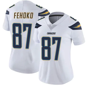 Women's Nike Los Angeles Chargers Simi Fehoko White Vapor Untouchable Jersey - Limited