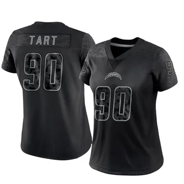 Women's Nike Los Angeles Chargers Teair Tart Black Reflective Jersey - Limited