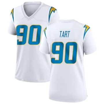 Women's Nike Los Angeles Chargers Teair Tart White Jersey - Game