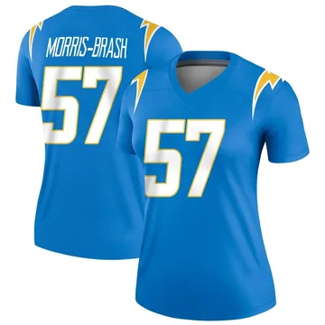 Women's Nike Los Angeles Chargers Tre'Mon Morris-Brash Blue Powder Jersey - Legend