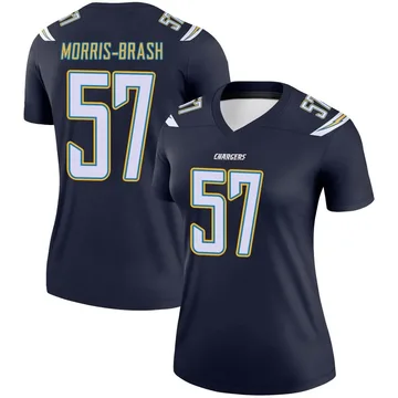 Women's Nike Los Angeles Chargers Tre'Mon Morris-Brash Navy Jersey - Legend