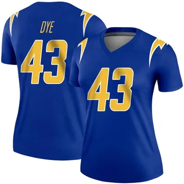 Women's Nike Los Angeles Chargers Troy Dye Royal 2nd Alternate Jersey - Legend