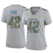 Women's Nike Los Angeles Chargers Tucker Fisk Gray Atmosphere Fashion Jersey - Game