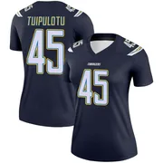 Women's Nike Los Angeles Chargers Tuli Tuipulotu Navy Jersey - Legend