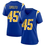 Women's Nike Los Angeles Chargers Tuli Tuipulotu Royal 2nd Alternate Jersey - Game