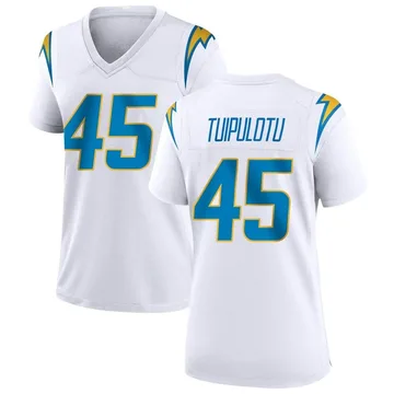 Women's Nike Los Angeles Chargers Tuli Tuipulotu White Jersey - Game