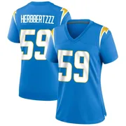 Women's Nike Los Angeles Chargers Ty Shelby Blue Powder Alternate Jersey - Game