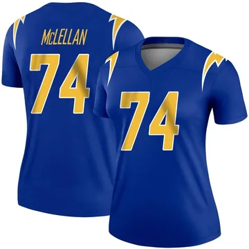 Women's Nike Los Angeles Chargers Tyler McLellan Royal 2nd Alternate Jersey - Legend