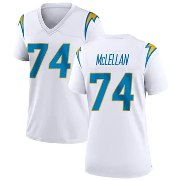 Women's Nike Los Angeles Chargers Tyler McLellan White Jersey - Game