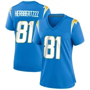 Women's Nike Los Angeles Chargers Will Dissly Blue Powder Alternate Jersey - Game