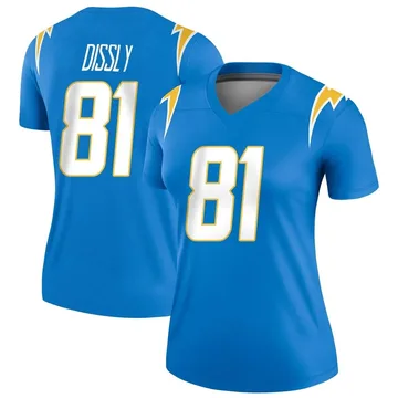 Women's Nike Los Angeles Chargers Will Dissly Blue Powder Jersey - Legend