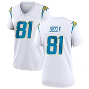 Women's Nike Los Angeles Chargers Will Dissly White Jersey - Game