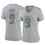 Women's Nike Los Angeles Chargers Younghoe Koo Gray Atmosphere Fashion Jersey - Game