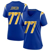 Women's Nike Los Angeles Chargers Zion Johnson Royal 2nd Alternate Jersey - Game