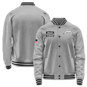 Youth Los Angeles Chargers Gray Salute to Service Performance Jacket