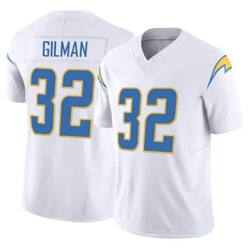 Youth Nike Los Angeles Chargers Alohi Gilman White Vapor F.U.S.E. Jersey - Limited