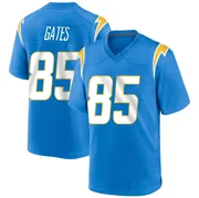 Youth Nike Los Angeles Chargers Antonio Gates Blue Powder Alternate Jersey - Game