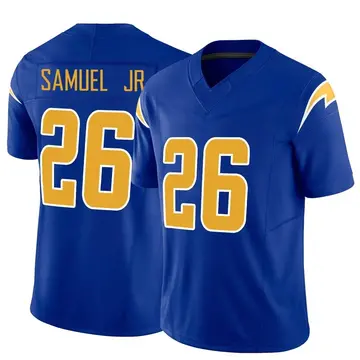 Nike Asante Samuel Jr. Los Angeles Chargers Limited White Vapor Untouchable  Jersey - Youth