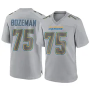 Youth Nike Los Angeles Chargers Bradley Bozeman Gray Atmosphere Fashion Jersey - Game