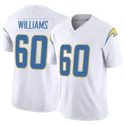 Youth Nike Los Angeles Chargers Bucky Williams White Vapor F.U.S.E. Jersey - Limited