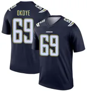 Youth Nike Los Angeles Chargers CJ Okoye Navy Jersey - Legend