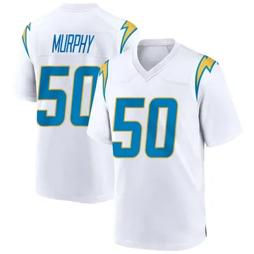 Youth Nike Los Angeles Chargers Caleb Murphy White Jersey - Game