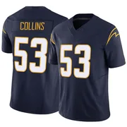 Youth Nike Los Angeles Chargers Chris Collins Navy Vapor F.U.S.E. Jersey - Limited