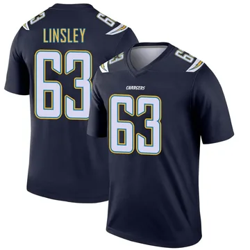 Youth Nike Los Angeles Chargers Corey Linsley Navy Jersey - Legend