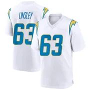 Youth Nike Los Angeles Chargers Corey Linsley White Jersey - Game