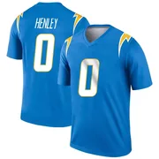 Youth Nike Los Angeles Chargers Daiyan Henley Blue Powder Jersey - Legend