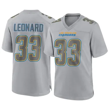 Youth Nike Los Angeles Chargers Deane Leonard Gray Atmosphere Fashion Jersey - Game