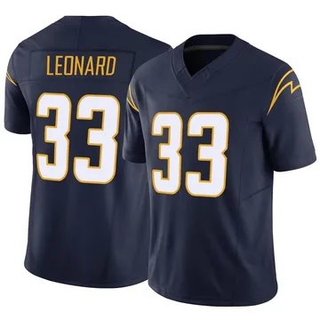 Youth Nike Los Angeles Chargers Deane Leonard Navy Vapor F.U.S.E. Jersey - Limited