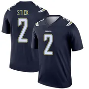 Youth Nike Los Angeles Chargers Easton Stick Navy Jersey - Legend