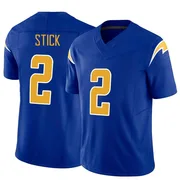 Youth Nike Los Angeles Chargers Easton Stick Royal Vapor F.U.S.E. Jersey - Limited