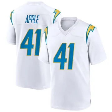 Youth Nike Los Angeles Chargers Eli Apple White Jersey - Game