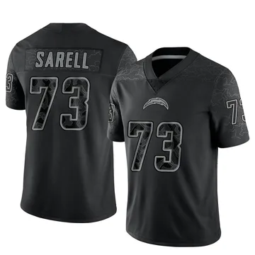 Youth Nike Los Angeles Chargers Foster Sarell Black Reflective Jersey - Limited