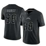 Youth Nike Los Angeles Chargers Hayden Hurst Black Reflective Jersey - Limited