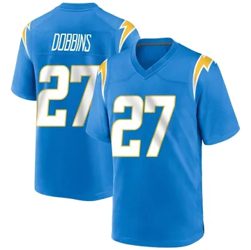 Youth Nike Los Angeles Chargers J.K. Dobbins Blue Powder Alternate Jersey - Game