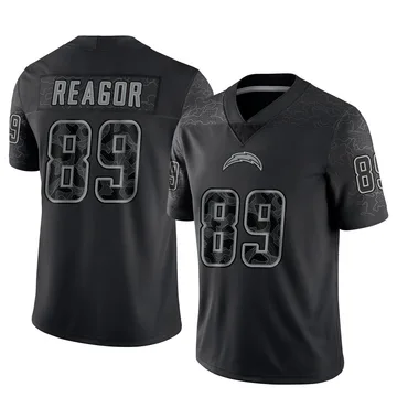 Youth Nike Los Angeles Chargers Jalen Reagor Black Reflective Jersey - Limited