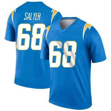 Youth Nike Los Angeles Chargers Jamaree Salyer Blue Powder Jersey - Legend