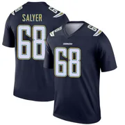 Youth Nike Los Angeles Chargers Jamaree Salyer Navy Jersey - Legend