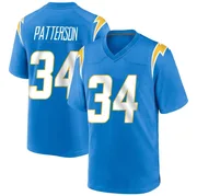 Youth Nike Los Angeles Chargers Jaret Patterson Blue Powder Alternate Jersey - Game