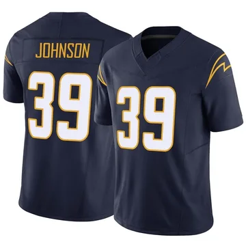 Youth Nike Los Angeles Chargers Jaylen Johnson Navy Vapor F.U.S.E. Jersey - Limited