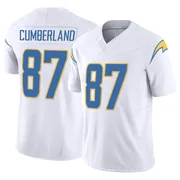 Youth Nike Los Angeles Chargers Jeff Cumberland White Vapor F.U.S.E. Jersey - Limited